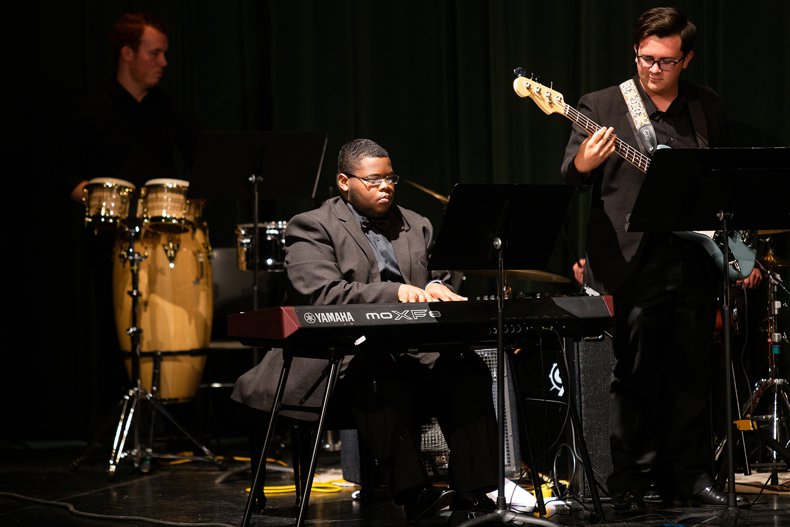 Barker, performing with ATU's Jazz Ensemble in 2019.