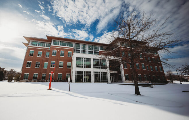 ATU Inclement Weather Procedures Jan 16 2024 Arkansas Tech University   Snow At ATU January 2024 1000 658x420 