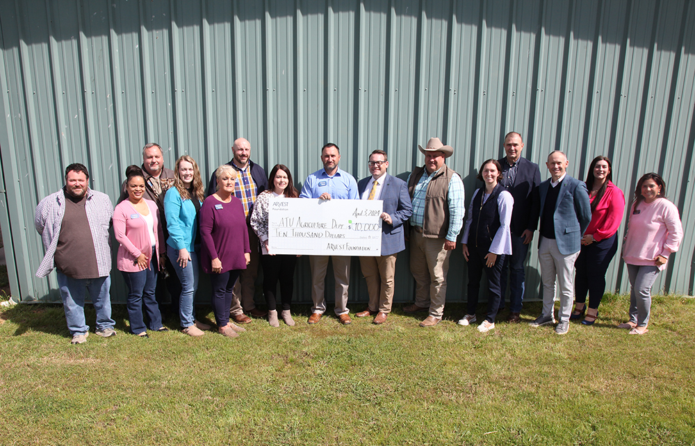 Arvest donation to ATU Agricultural Education Building 2024